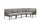 sofa Komodo 5 AGAVE grigio komodo