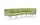 sofa Komodo 5 BIANCO avocado Sunbrella®