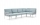 sofa Komodo 5 BIANCO ghiaccio Sunbrella®