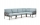 sofa Komodo 5 TORTORA ghiaccio Sunbrella®