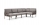 sofa Komodo 5 TORTORA grigio komodo