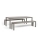 tavolo Set Rio Bench Alu per outdoor