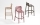 sgabello Doga Stool per outdoor