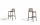 sgabello Doga Stool per outdoor
