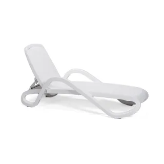 lettino prendisole Alfa BIANCO bianco