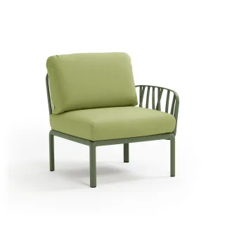 divano Komodo Elemento Terminale DX/SX AGAVE avocado Sunbrella®