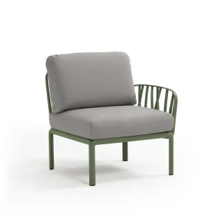 divano Komodo Elemento Terminale DX/SX AGAVE grigio komodo
