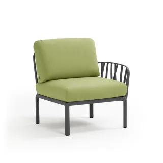 divano Komodo Elemento Terminale DX/SX ANTRACITE avocado Sunbrella®