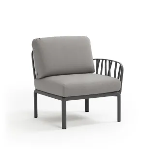 divano Komodo Elemento Terminale DX/SX ANTRACITE grigio komodo
