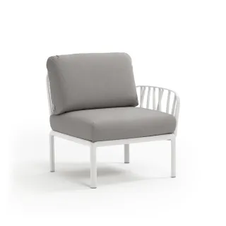 divano Komodo Elemento Terminale DX/SX BIANCO grigio komodo