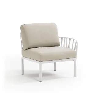 divano Komodo Elemento Terminale DX/SX BIANCO TECH panama