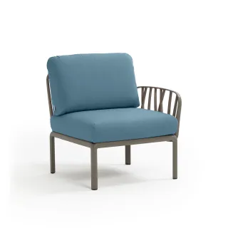 divano Komodo Elemento Terminale DX/SX TORTORA adriatic Sunbrella®