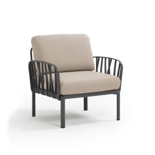 sofa Komodo Poltrona ANTRACITE canvas Sunbrella®