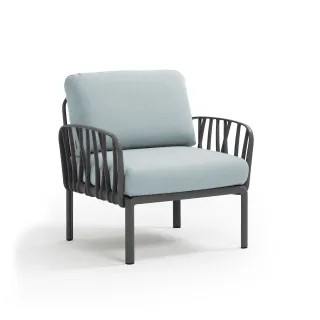 sofa Komodo Poltrona ANTRACITE ghiaccio Sunbrella®