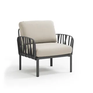 sofa Komodo Poltrona ANTRACITE tech panama