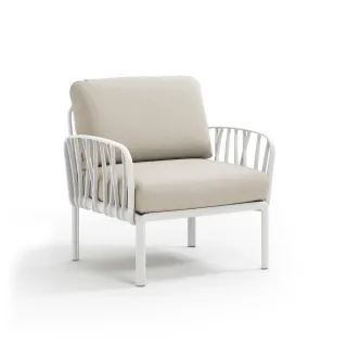 sofa Komodo Poltrona BIANCO tech panama