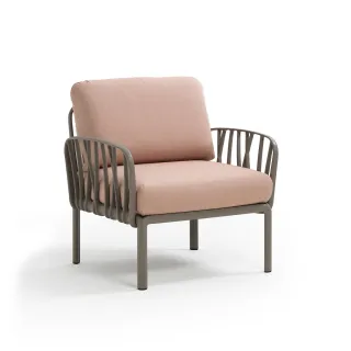 sofa Komodo Poltrona TORTORA rosa quarzo Sunbrella®