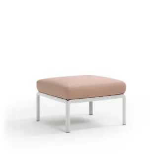 divano Komodo Pouf BIANCO rosa quarzo Sunbrella®