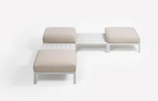 divano Maximo Gesso Perla Sunbrella da esterno