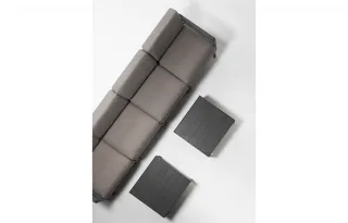 divano Maximo Basalto Lava Sunbrella da esterno