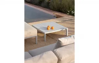 divano Maximo Gesso Perla Sunbrella da esterno