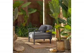 divano Maximo Poltrona BASALTO lava Sunbrella