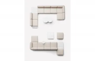 divano Maximo GESSO perla Sunbrella