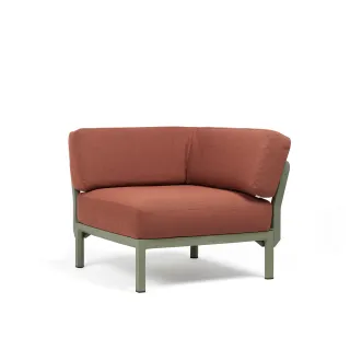 divano Maximo Elemento Angolo Cactus Cannella Sunbrella