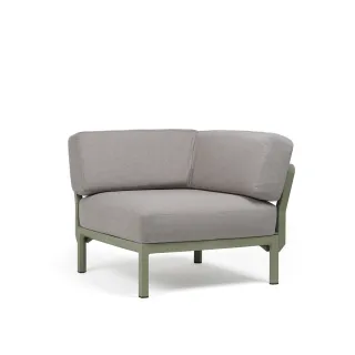 divano Maximo Elemento Angolo Cactus Lava Sunbrella
