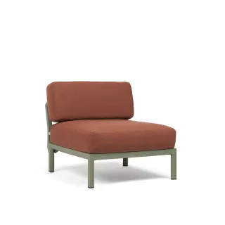 divano Maximo Elemento centrale Cactus Cannella Sunbrella