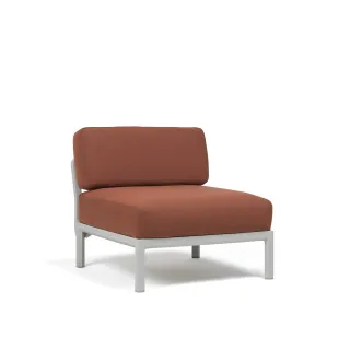 divano Maximo Elemento centrale Gesso Cannella Sunbrella