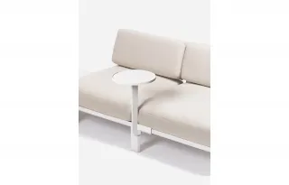 divano Maximo GESSO Perla Sunbrella - tavolo Maximo Tavolino 33 GESSO