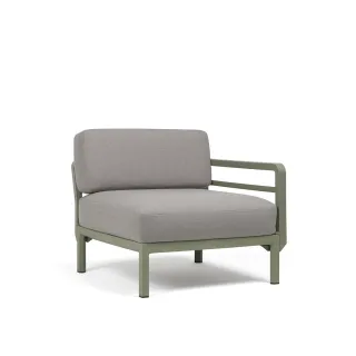 divano Maximo Elemento terminale Cactus Lava Sunbrella