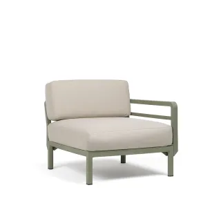 divano Maximo Elemento terminale Cactus Perla Sunbrella