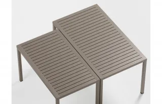 tavolo piccolo Cube 120x70-140x80 TORTORA tortora