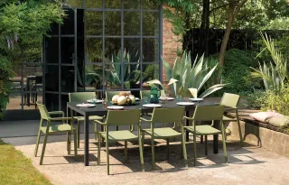 Sedia Trill Armchair AGAVE - Rio Alu Antracite