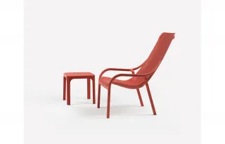 sedia Net Lounge CORALLO - tavolo piccolo Net Table 40 CORALLO
