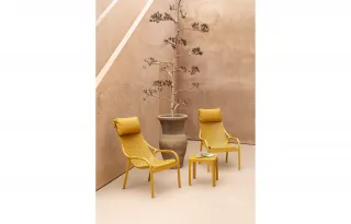 sedia Net Lounge SENAPE - tavolo piccolo Net Table 40 SENAPE