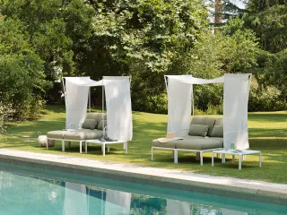 divano modulare Komodo Bianco Giungla Sunbrella - Komodo Ombra 2
