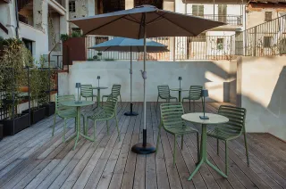 Hotel Relais Chiarene - sedia Doga Bistrot Agave - Tavolino Spritz Agave