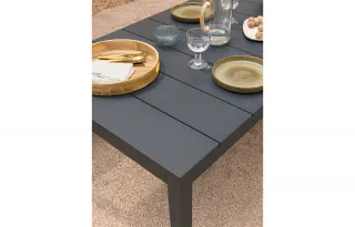 tavolo Rio Alu 210 Fix verniciato antracite