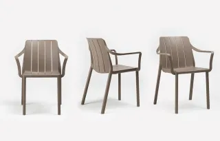 sedia Tiberina Armchair tortora
