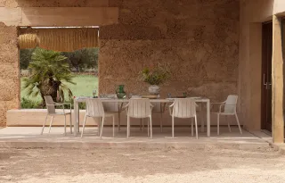 tavolo Tevere 210 sedia Tiberina Bistrot/Armchair corda